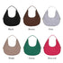 Women's Crocodile Grain Underarm Bags Felt Fashion Shoulder Bag Cute Simple Handbags Female Purses